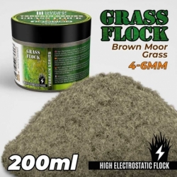 Electrostatic Turf 4-6mm - Brown Moor Grass - 200ml