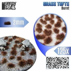 Grass Tufts - 2 mm - Burnt Brown