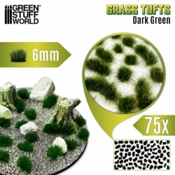Grass Tufts - 6 mm - Dark Green