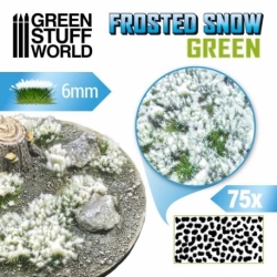 Snowy Shrubs - 6mm - GREEN