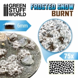 Snowy Bushes and Shrubs - 6mm - Burnt Brown