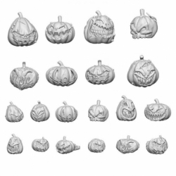 3D Printed Set - Killer Pumpkins