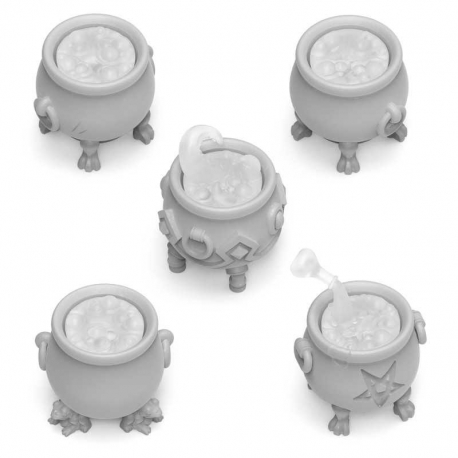 Magic cauldrons for 3mm LEDs 1:48
