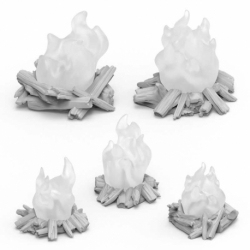 Bonfires for 3mm LEDs 1:48-1:35