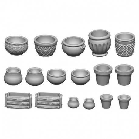 Flowerpots 1:48-1:35