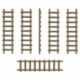 Small wooden stairs 1:48-1:35