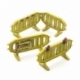 Plastic Pedestrian Fence 1:48
