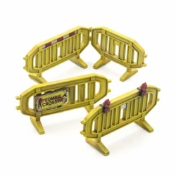 Plastic Pedestrian Fence 1:48
