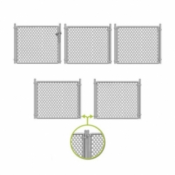 Metal gates 50mm 1:48-1:35
