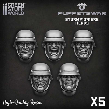 Sturmpioniere Heads
