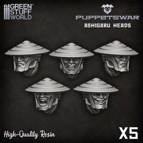 Ashigaru heads