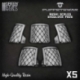 Bushido shoulder pads with scales