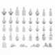 Potions and Bottles of Resin Liquor 1:48-1:35