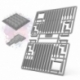 Corner pieces for modular handling trays