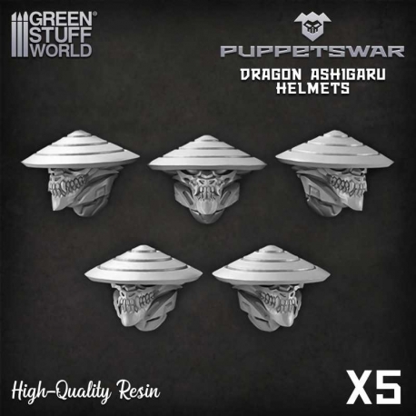 Dragon Ashigaru Helmets