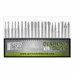 Set of 20 Diamond Burs