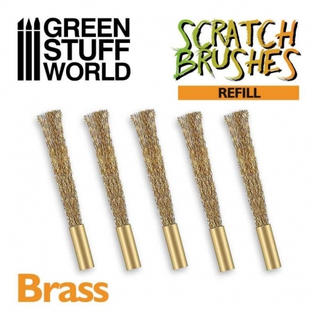 Replacement Scratch Brush Set – Brass