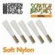 Replacement Scratch Brush Set – Soft Nylon