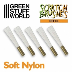 Replacement Scratch Brush Set – Soft Nylon