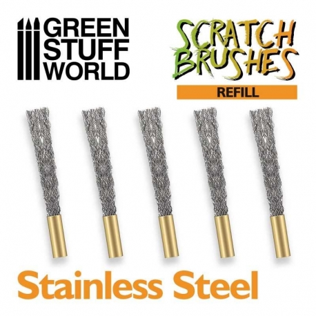 Replacement Scratch Brush Set – Stainless Steel