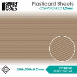 Plasticard Iron - Corrugated