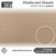 Plasticard Sheet - Brick Wall 1.2mm