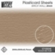 Plasticard Sheet - 3mm Brick Wall