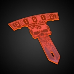 Deep Strike Ruler 6 inch - Fluorescent Orange