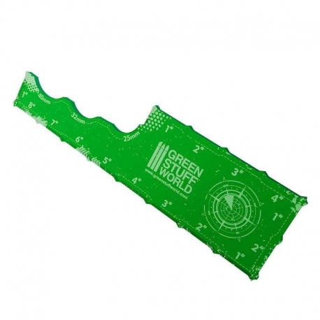 Gaming Ruler - Green 8 inches