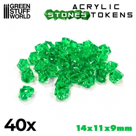 Tokens - Green Witch Stones