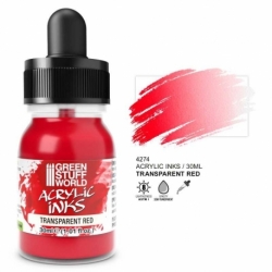 Clear Acrylic Ink - Red