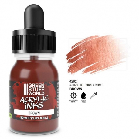 Opaque Acrylic Ink - Brown