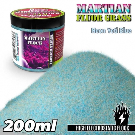 Martian Fluorescent Grass - Neon Yeti Blue - 200ml