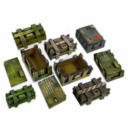 Rectangular Wooden Boxes 1:48-1:35