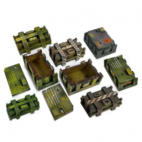 Rectangular Wooden Boxes 1:48-1:35