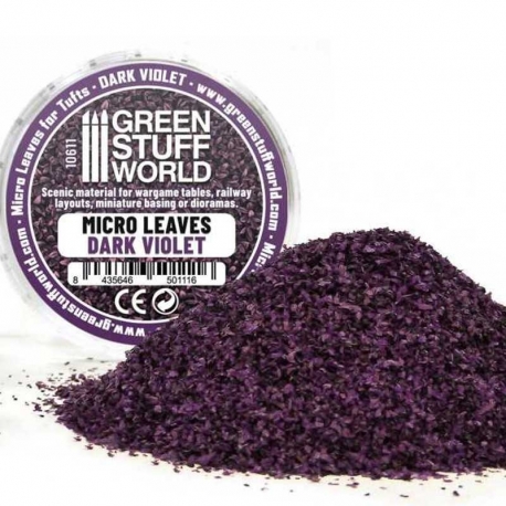 MICRO LEAVES - Dark violet mix