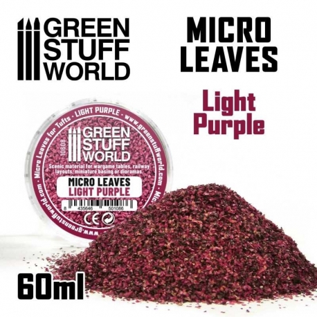 MICRO LEAVES - Light violet mix