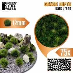 Grass Tufts - 12 mm - Dark Green