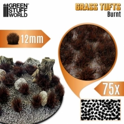 Grass Tufts - 12 mm - Burnt Brown