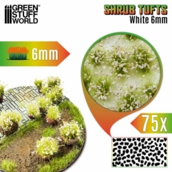 Self-Adhesive Plants for Bushes 6mm - White