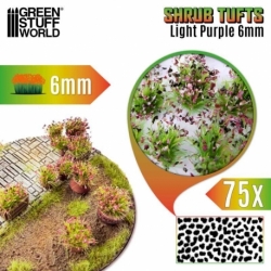 Self-adhesive 6mm shrubs and bushes - Light Violet