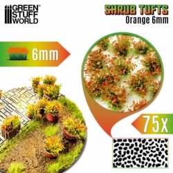 Self-Adhesive Plants for Bushes 6mm - Orange