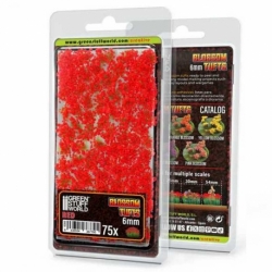 Flowering Plants - Tufts - 6mm - Red Flowers