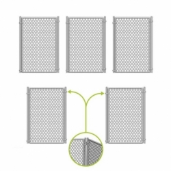 Metal gates 70mm 1:48-1:35