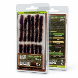 12mm Grass Strips - Burnt Brown