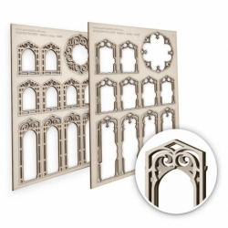 Medieval Knights Windows - Large