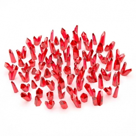 Small Red Resin Crystals