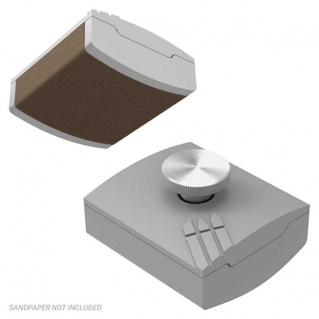 Sandpaper holder - Curved