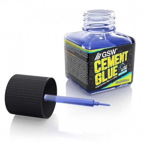 Blue Plastic Glue 40ml