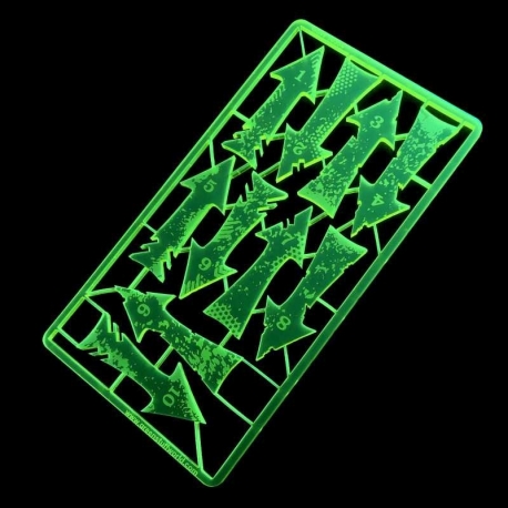 Flechas de Carga y Retirada - Flúor Verde